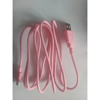 Datový kabel Kabel Setty USB - USB typ C 1,5 m růžový