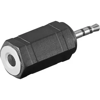Audio kabel MicroConnect Audio adapter stereo jack 2.5mm (M) - 3.5mm jack (F) černá (AUDASM)