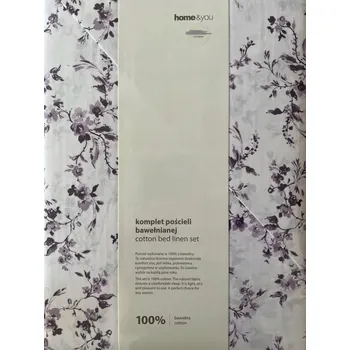 Povlečení Bavlněné Povlečení 160x200 Home & You s květinami fiorre home&you 100% bavlna