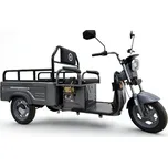 Elektrická tříkolka ADVENTO 2 šedá vč. redukce rychlosti, 32Ah baterie vč. nabíječky