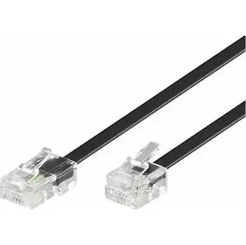 Síťový kabel MicroConnect Modulární kabel RJ11 - RJ45 3m černá (MPK453S)
