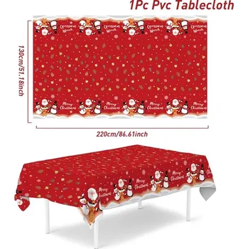 Vánoční dekorace Vánoční dekorace - vánoční ubrus na stůl s vánočními motivy Barva: 1