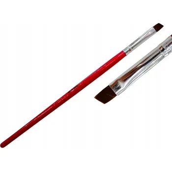 Kosmetický štětec ŠTĚTEC NA HYBRIDNÍ GEL ŠIKMÝ VELIKOST 8