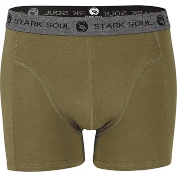 Boxerky Pánské bavlněné boxerky KHAKI, velikost M