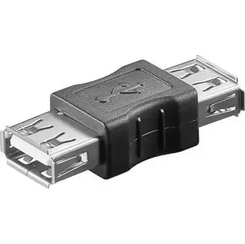 Kabel do PC MicroConnect adaptér USB2.0 A (F) - USB2.0 A (F) černá (USBAFAF)
