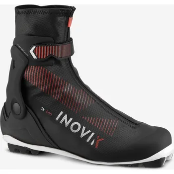 Běžkařské boty INOVIK Běžkařské boty na bruslení 500 43 ORANŽOVÁ|ČERNÁ|ČERVENÁ