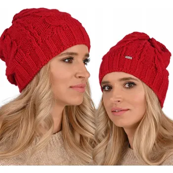 Čepice Alur zimní čepice beanie červená, univerzální velikost