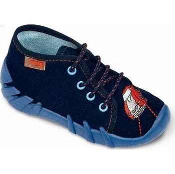 Chlapecké bačkory Befado dětské papuče modré, velikost 23