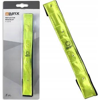 Reflexní pásek LYNX 4 LED na suchý zip 1 ks