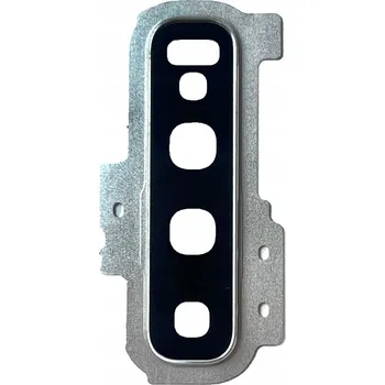 Pouzdro na mobilní telefon Kroužek fotoaparátu Samsung S10 Plus (SM-G975F) - Stříbrný