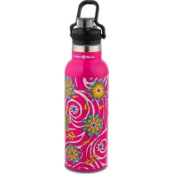 Termoska termoska 0,50l NR, MAGENTA, růžová, nápitka, d 7x24cm, 8-10hod.