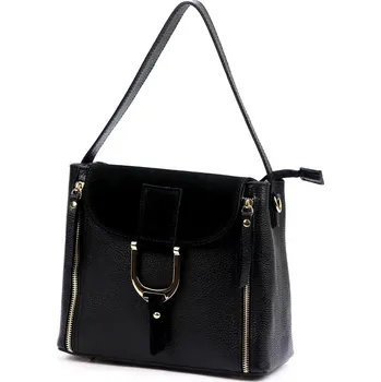 Kabelka Kožená kabelka Luka černá KZ2258979