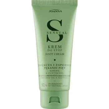 Péče o nohy JOANNA Změkčující krém na nohy Konopí Panthenol