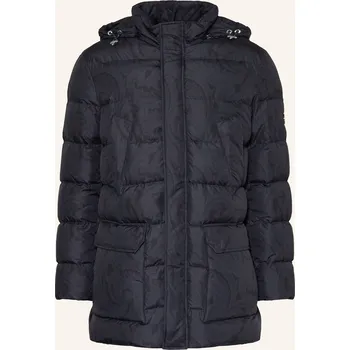 Etro Pánská Péřová Bunda, tmavě modrá, 54