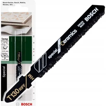 Pilový plátek BOSCH Pilový List na keramiku pro přímočaré pily T130RIFF HM 2609256739 - 1 ks