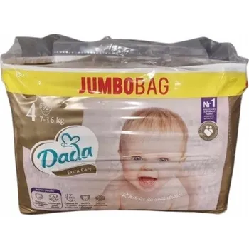 jednorázová plena Dada Extra Plenky velikost 4 92 ks v jumbo sáčku