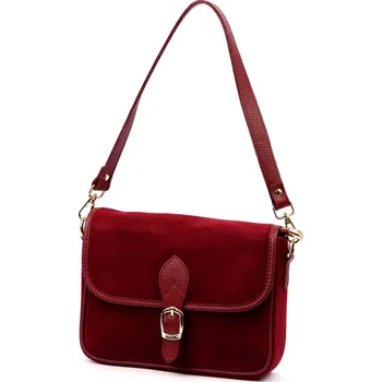 Kožená kabelka Luka vínová KZ2258692