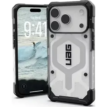 Pouzdro na mobilní telefon UAG Pathfinder Clear Magsafe zadní kryt pro Apple iPhone 17 Pro stříbrná (114551114333)