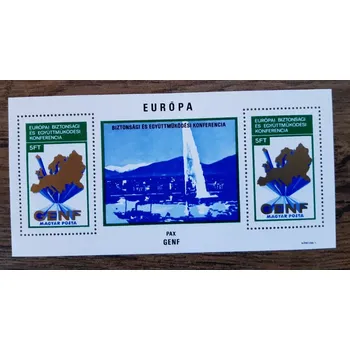 Sběratelství Maďarsko ** aršík Bl 103 A, KSZE, r. 1974