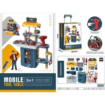 autíčko Dětská dílna 2v1, 46 dílů