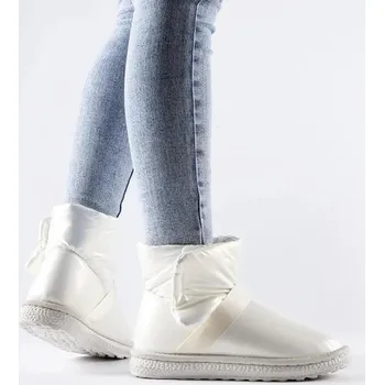 Dámská zimní obuv Sněhule Solea béžové lesklé krátké, 37 i240_205047_2:37