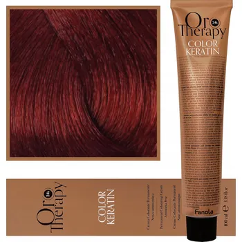 Barva na vlasy Fanola Oro Therapy Color Keratin 6.606 100ml barva na vlasy