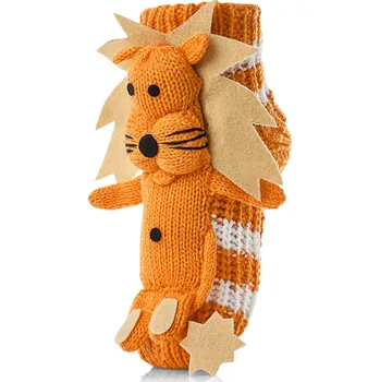 Dámské ponožky Dětské protiskluzové vnitřní Ponožky s lvem z ABS plastu, vel 22/26 -