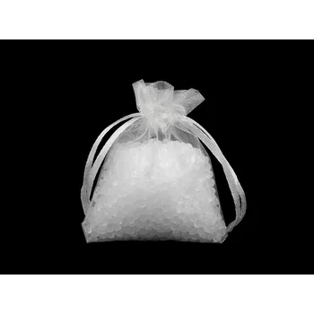 Dárková taška Dárkový pytlík 7x9 cm organza Varianta: 1 bílá, Balení: 100 ks
