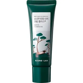 Pleťový krém Round Lab – Pine Calming Cica Cream Plus – Dvojitý krém s extraktem z centelly pro problematickou pleť – 60 ml
