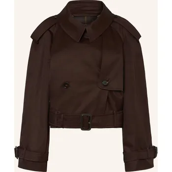 Dámský kabát Burberry Dámská Trenčkotová Bunda Dolebury, tmavě hnědá, 40