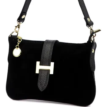 Kožená kabelka Luka černá KZ2259069