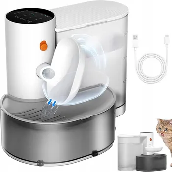 miska pro kočku PÍTKO FONTÁNA PRO KOČKY PSA MISKA AUTOMATICKÉ PÍTKO 3L TICHÝ PROVOZ