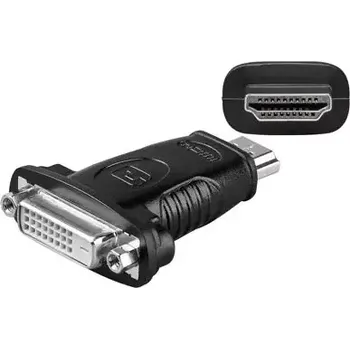 Video kabel MicroConnect Adaptér HDMI (M) - DVI-D (F) Dual-Link 24+1 pin černá (HDM1924F)