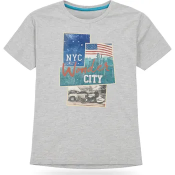 Chlapecké tričko Wolf Trička bavlněné dětské NYC Velikost: 116