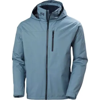 Pánská jachtařská bunda Helly Hansen CREW HOODED MIDLAYER M Světle modrá, Černá