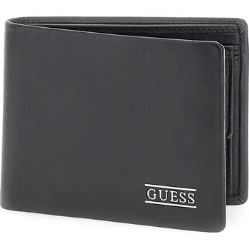 Peněženka Guess Pánská kožená peněženka SMNEBRLEA20-BLA + 2 měsíce na vrácení zboží