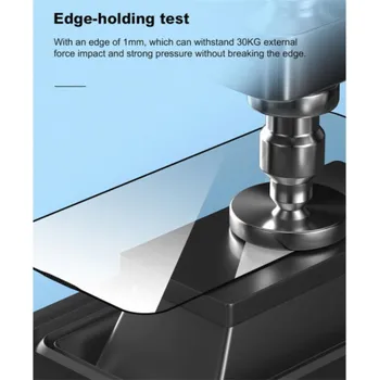 Deví ochranné sklo Van Series Anti-Static pro iPhone 15 Pro Max - Black Frame