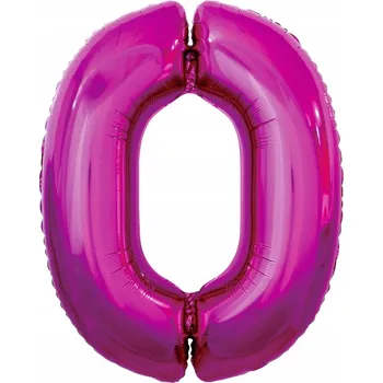 Balónek Fóliový balónek 100 cm RŮŽOVÝ ČÍSLICE 1