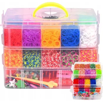 kreativní sada Sada na výrobu šperků 15000 kusů pro děti ve věku 5+