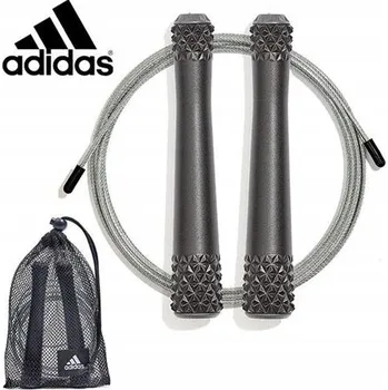 Švihadlo Švihadlo z plastu adidas 300 cm šedé