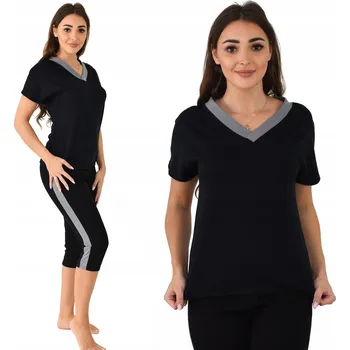 Dámské pyžamo Born2rest dámské pyžamo bavlna černé barvy velikost 3XL