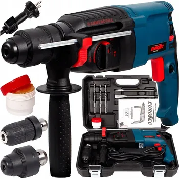 Pneumatické kladivo Vrtací kladivo Eurotec SDS Plus 2600 W