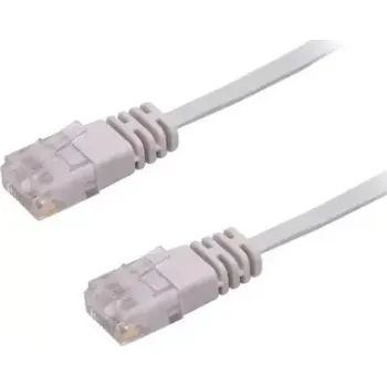 Síťový kabel MicroConnect CAT6 U/UTP FLAT 1m šedá (V-UTP601-FLAT)
