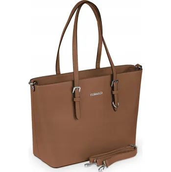 Kabelka Flora&Co kabelka eko kůže hnědá