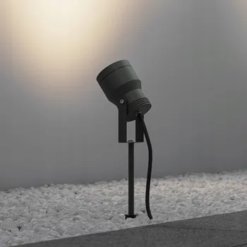 LED reflektor zapichovací do země šedý Mareb, zahradní