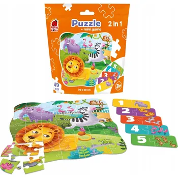 Puzzle Puzzle Roter Kafer 49 dílků ROTER 49 sáček Zoo + mini hra RK1140-06