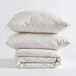 EKO POVLEČENÍ Z LYOCELLU sada povlečení 160x200 MĚKKÉ světle béžové home&you