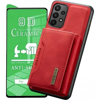 Pouzdro na mobilní telefon Zadní Kryt DG.MING pro Samsung, Galaxy A52 5G, Galaxy A52s 5G, červený