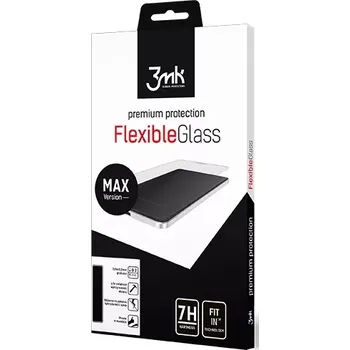 Autolékárnička 3mk Ochranné sklo Apple iPhone Xr Black - FlexibleGlass Max