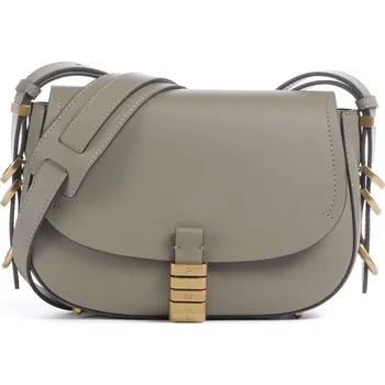 Pinko Saddle Mini - Kabelka přes rameno v šedá, kůže, 229814 | Kabelky pro ženy & muže